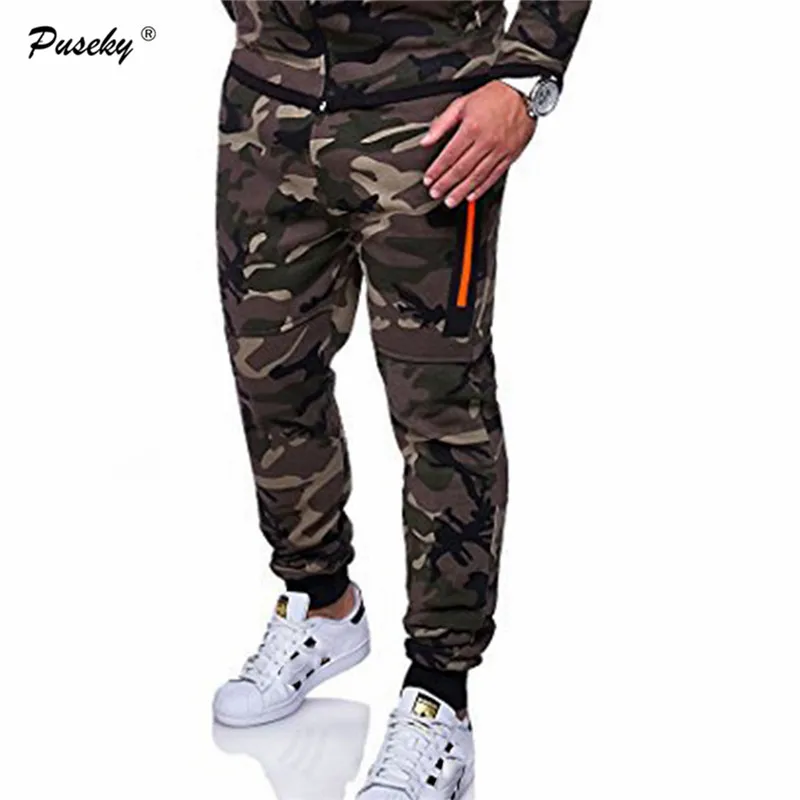 Свободные удобные брюки карго с эластичной резинкой на талии мужские осенние штаны для бега мужские камуфляжные военные брюки камуфляжные штаны для бега