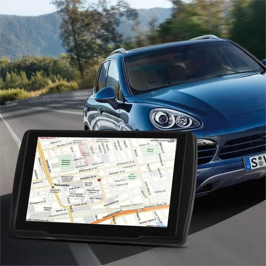  NOYOKERE Auto gps 5 zoll Touchscreen GPS Navigation 4 GB mit Amerika Karte Unterstützung Musik Vide