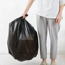 Vanzlife креативный одноразовый точечный мешок, бытовой утолщенный большой мешок для мусора, одна посылка, черный пластиковый пакет для отеля