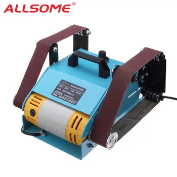 

ALLSOME 950W 220V Multi-function Sander Desktop Double Axis Belt Sanding Grinding Machine HT2423