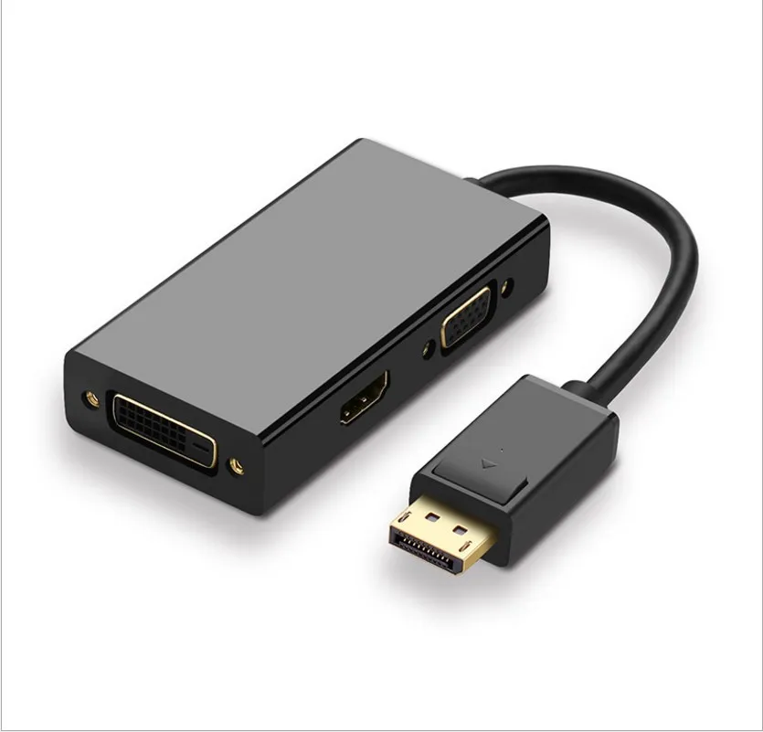 

Displayport to HDMI/DVI/VGA converter computer line display HD cable PK1