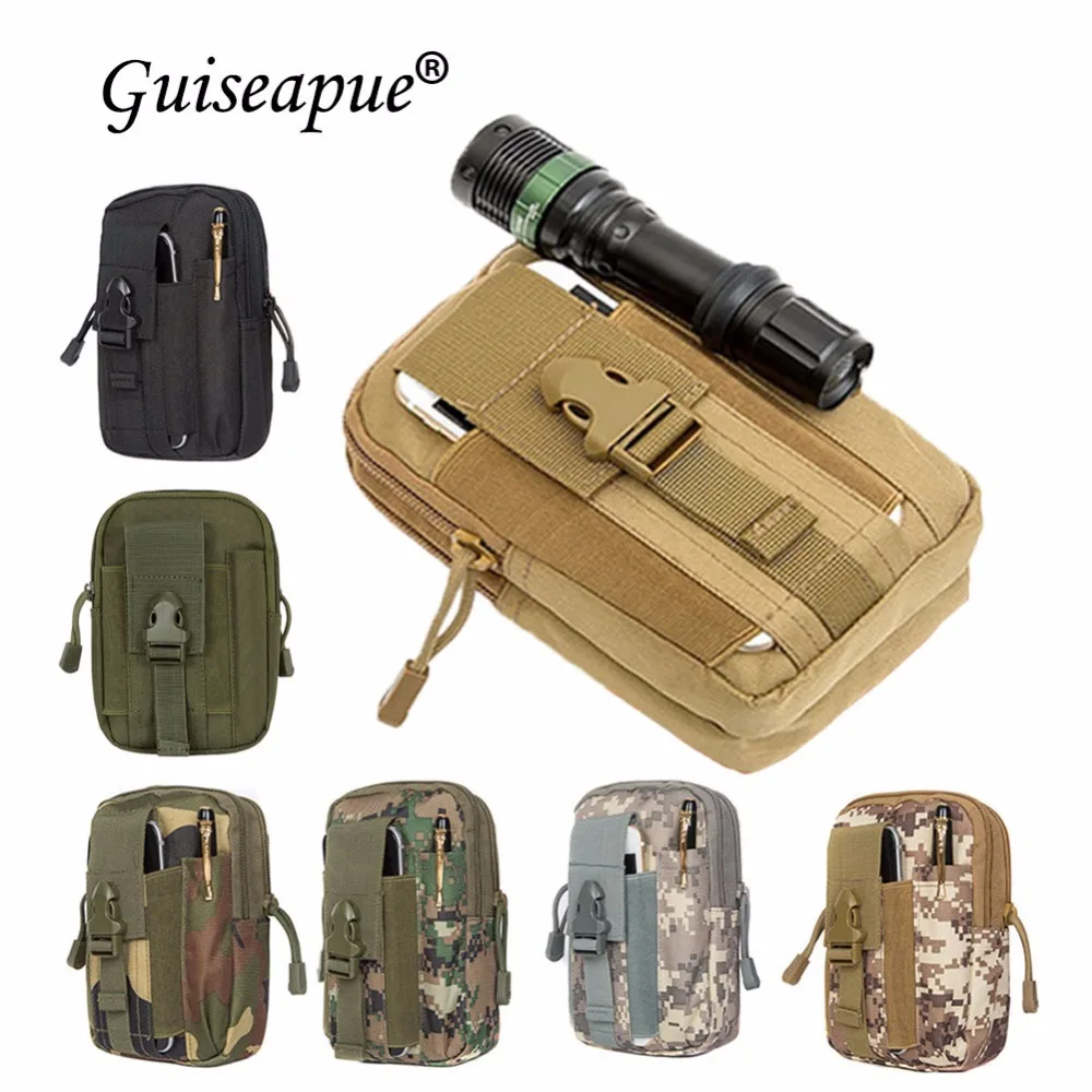 Tactical Military Molle Phone Pouch Waist Belt Bag Fanny Pack Hip Bags Camping