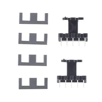 

5Sets EE25 5+5pin Transformer Bobbin PC40 Ferrite Core Vertical