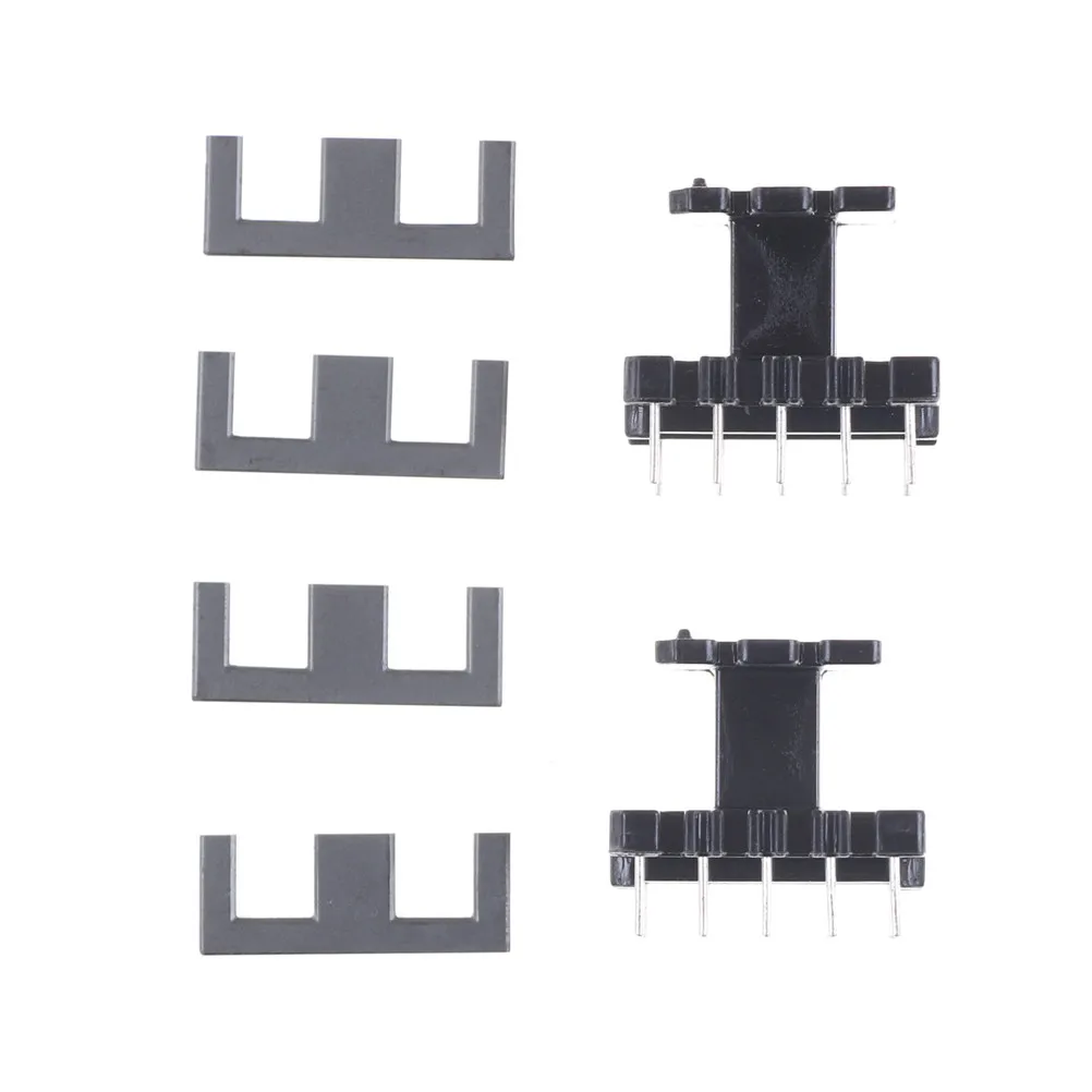 

Wholesale 5Sets EE25 5+5pin Transformer Bobbin PC40 Ferrite Core Vertical