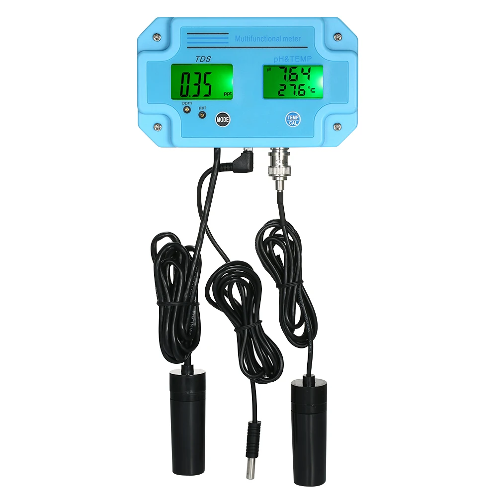 Профессиональный детектор воды 3 в 1 pH/TDS/TEMP LCD Цифровой Измеритель Качества Воды