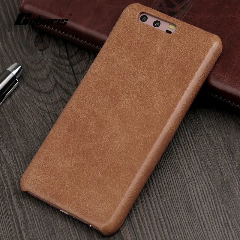 

CYBORIS for Huawei Ascend P10 / P10 Plus Case Genuine Leather Case for Huawei P10 Lite Real Cow Leather Matte Pattern Back Cover