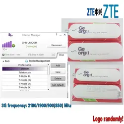 Лот 100 шт. ZTE MF195 3G USB datacard, доставка DHL, логотип случайно