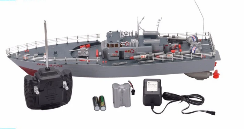 HT-2877A радиоуправляемая торпедная лодка 1/115 4CH большая радиоуправляемая лодка военный корабль Электрический военный корабль модель водного катера морской корабль машина игрушка