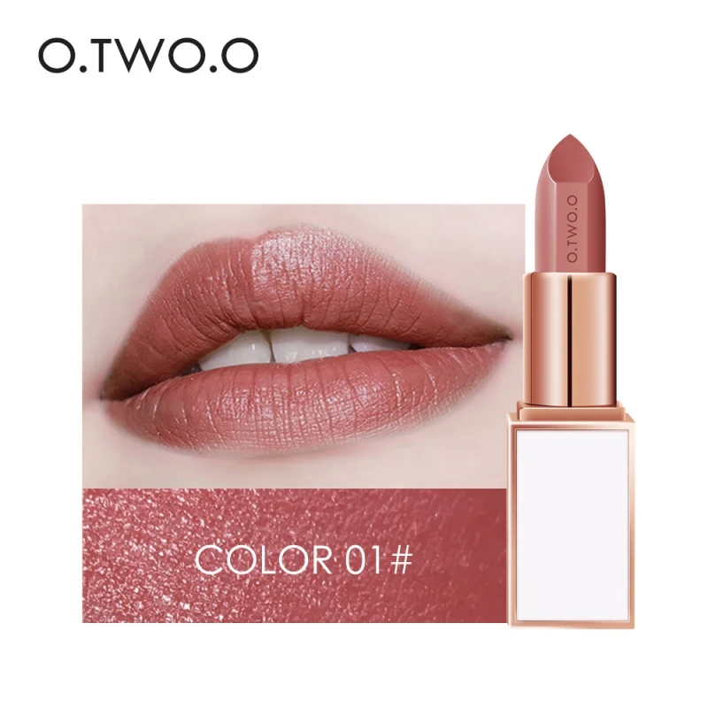 

O.TWO.O Semi Matte Velvet Lipstick Lip Makeup Lipstick Long Lasting Waterproof Matte Beauty Tools lips Tint 20 Colors