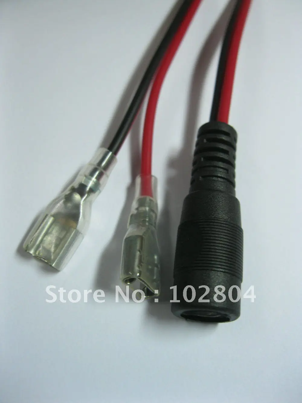 

DC Power Female Jack Connector to Dual Electrode Clip Cable 5.5 x 2.1mm 5 Pcs Per Lot Hot Sale High Quality