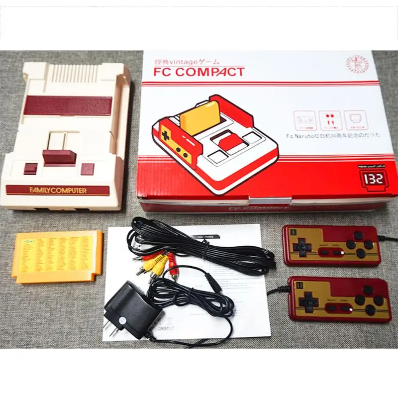 1 комплект игровая консоль для видеоигр детский Классический игровой контроллер 132 в 1 игровая карта для Дети Детские подарки