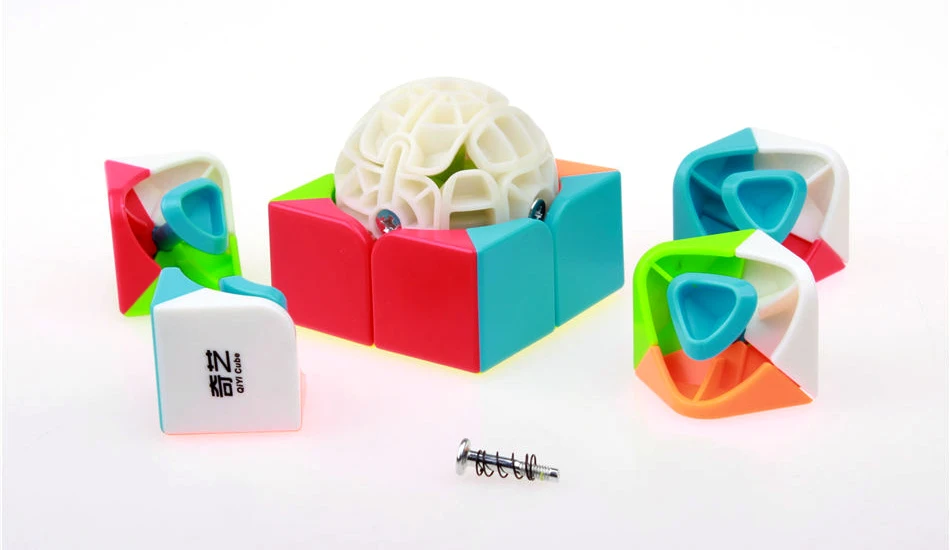 QiYi Профессиональный Скорость Cube 2x2x2 для игрушка-головоломка антистрессовый куб Neo Cubo Magico Стикеры для детей раннего образования деревянная игрушка