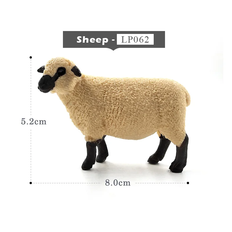 Sheep Волк, овца модель Животного Фигурка домашний декор миниатюрное украшение для сада в виде Феи аксессуары современная Фигурка Статуя игрушки - Цвет: Sheep