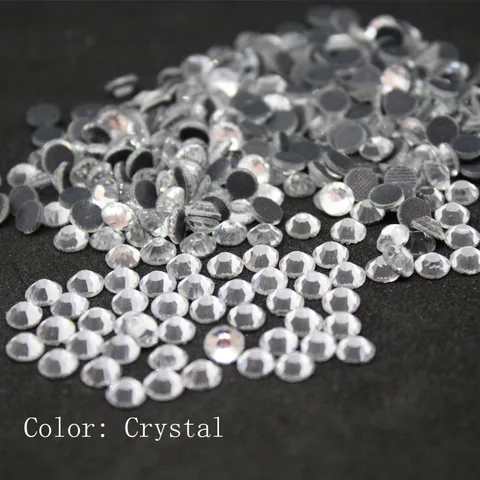 Pacote de Cristal de Vidro Máquina de Strass Ferro em Strass Grande Hotfix Corte Fix Vestuário Costura Pedra Dmc Hot