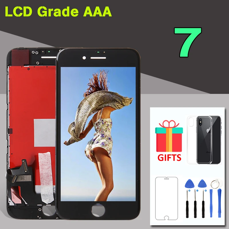 

AAA+ Quality 4.7" LCD For iPhone 7 7G LCD Screen with 3D Force Touch Digitizer with Full Display Assembly Replacement A1660