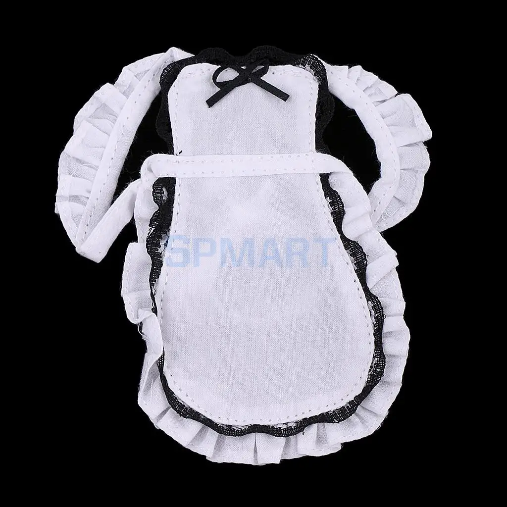 1/6 Scale Female Maid Servant Girl Apron Woman Clothes for 12 inch Action Figures DIY Doll Accessories