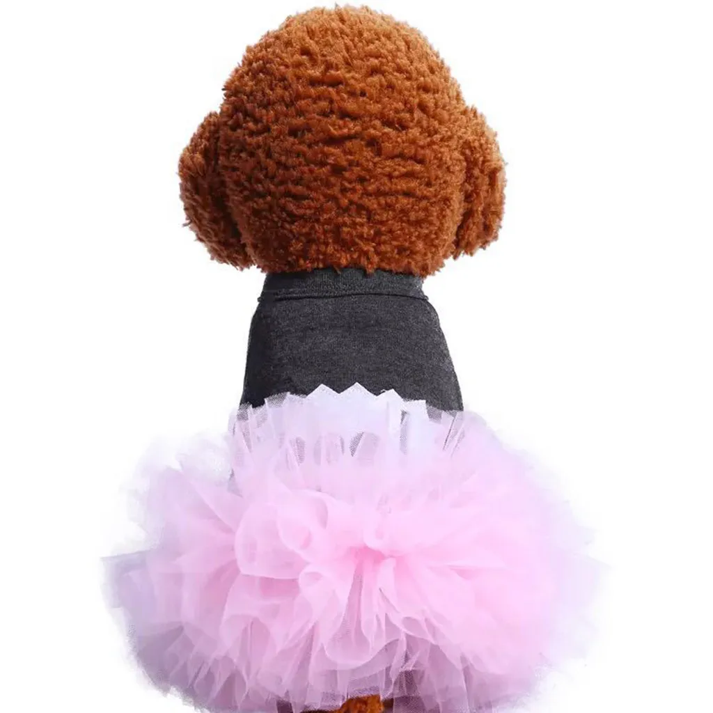 Милая летняя юбка для домашних животных Новая мода маленькая домашняя собака весна и лето Милая юбка-пачка плюшевая юбка принцессы#19628