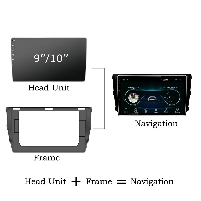 Sale 9" 2.5D IPS Android 8.1 Car DVD GPS Player For Chevrolet Malibu XL 2016 Car Radio Stereo Head Unit with Navigation 3