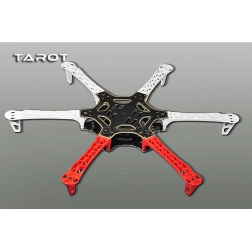 

Tarot Newly designed composite material hexacopter main frame kit FY550 white and red yellow TL2778 TL2778-02