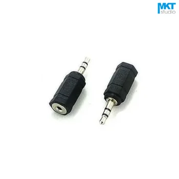 

100Pcs 3.5mm Male to 2.5mm Female Audio Earphone Connector Adapter