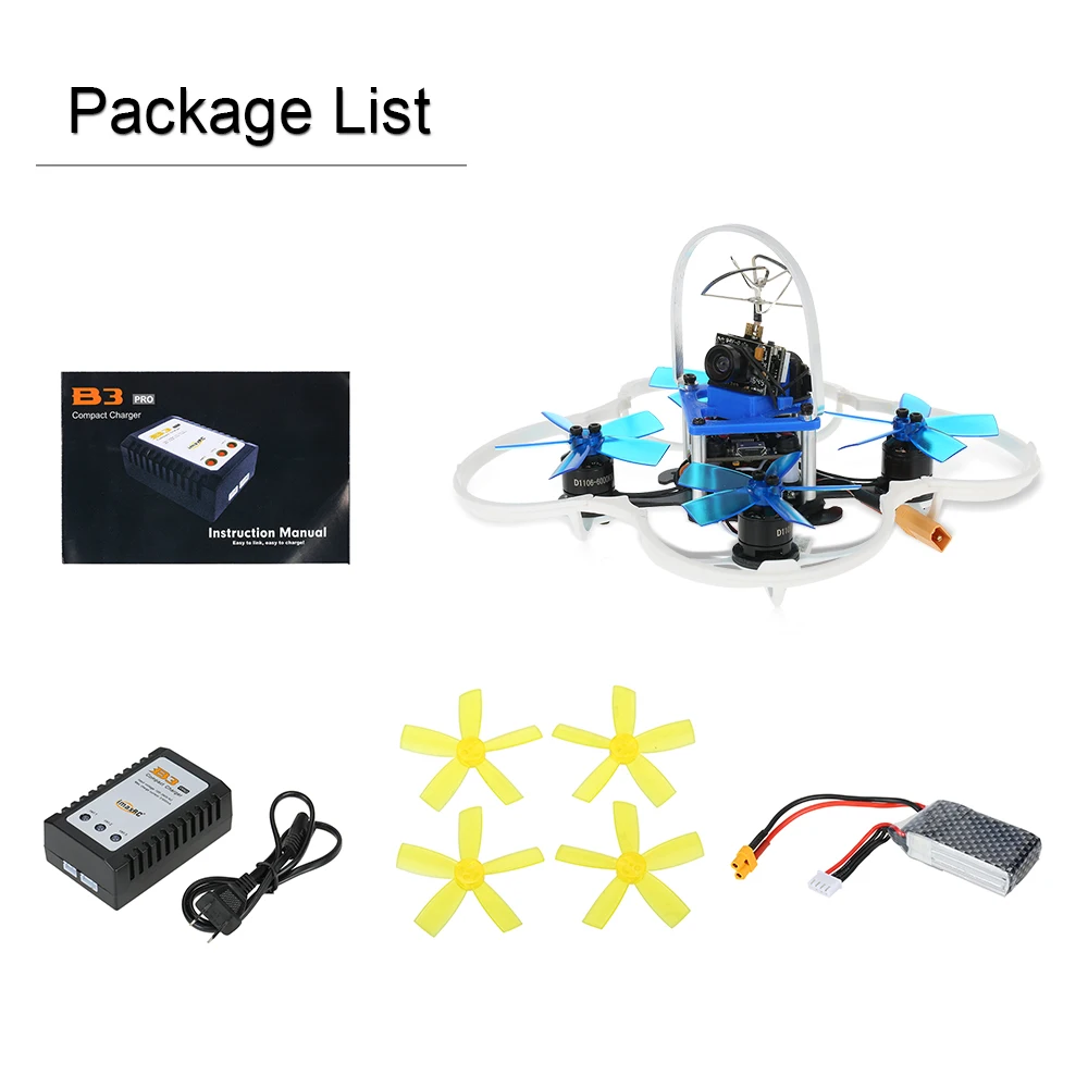 GoolRC G85 85 мм 5 8G 40CH 600TVL микро FPV RC Дрон гоночный 1106 бесщеточный двигатель