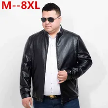 10XL 8XL 6XL 5XL 4X бренд pu кожаная куртка для мужчин осень зима повседневные мужские s куртки однотонная одежда эластичная мотоциклетная верхняя одежда