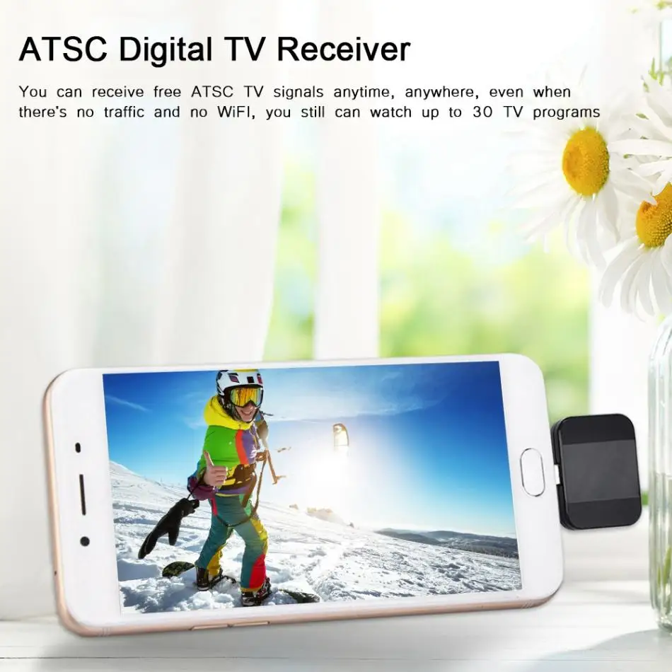 720 P ATSC цифровое тв приемник беспроводной HD tv Stick MICRO USB для Android телефона/планшета ПК/ноутбука