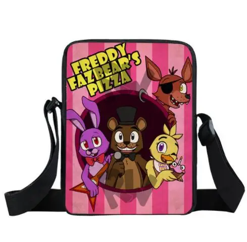 Рюкзак Freddy's Fnaf для молодых мужчин с пятью ночами, мини сумка-мессенджер для мальчиков, школьный рюкзак для девочек, Foxy Freddy, сумки Бонни и Чика, сумки Fazbear - Цвет: photo color