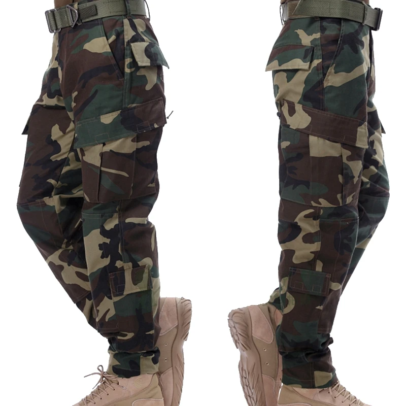 2017 SWAT мужские камуфляж тактический Брюки для девочек мульти-карманы Военная Униформа jungle Camo Брюки для девочек
