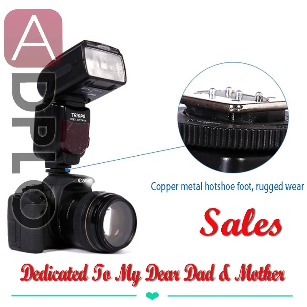 Triopo TR-950 Universal Mount Flash Speedlite Suit For Nikon D5000 D5200 D3000 D700/Canon580EX II 430EX II SB-900 SB-600 SB-910