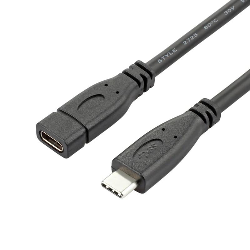 

USB 3.1 Type C Male to Female Extender Cable 1M High Speed Data Transfer Adapter Up to 960M/S for USBC3.1 Mobile Hard Disk