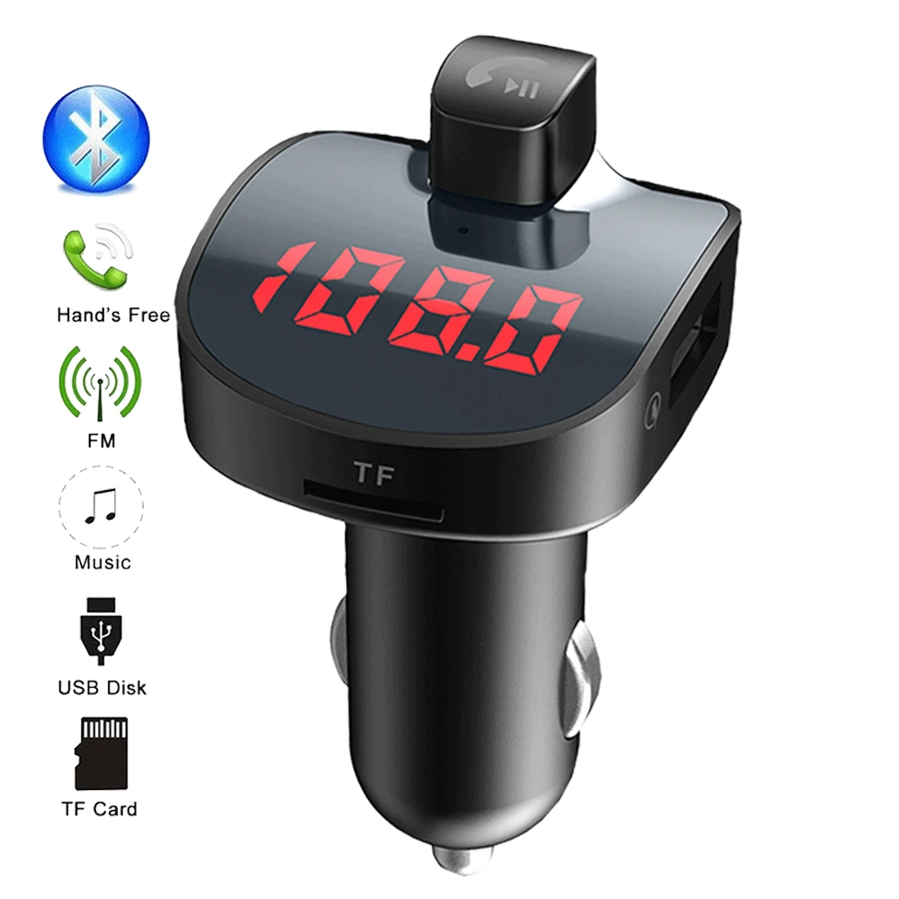 Ultra low Power Multifunction Car Kit Handsfree Wireless BT FM