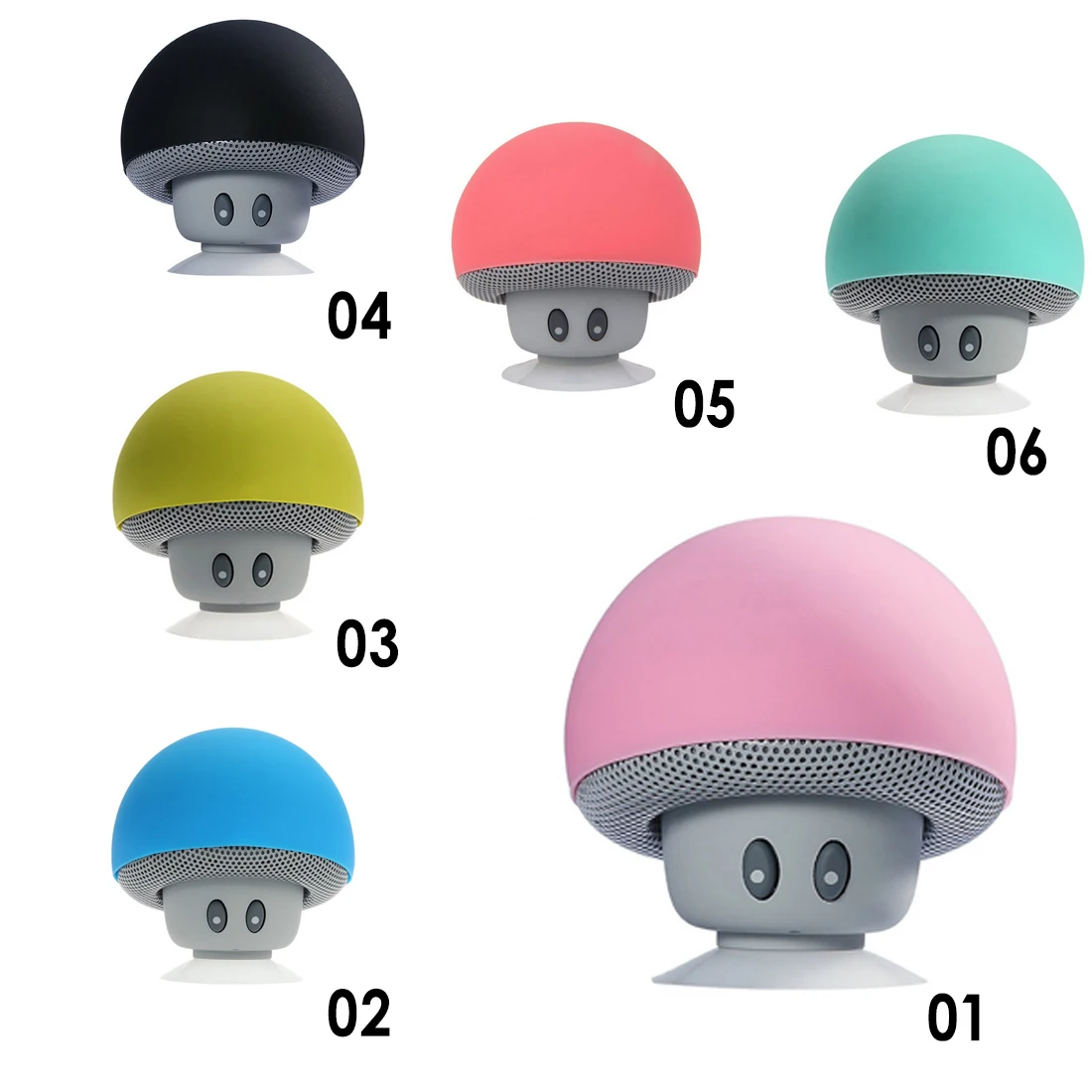 Беспроводная мини Колонка NOYOKERE с Bluetooth стереозвук изображением гриба мобильный