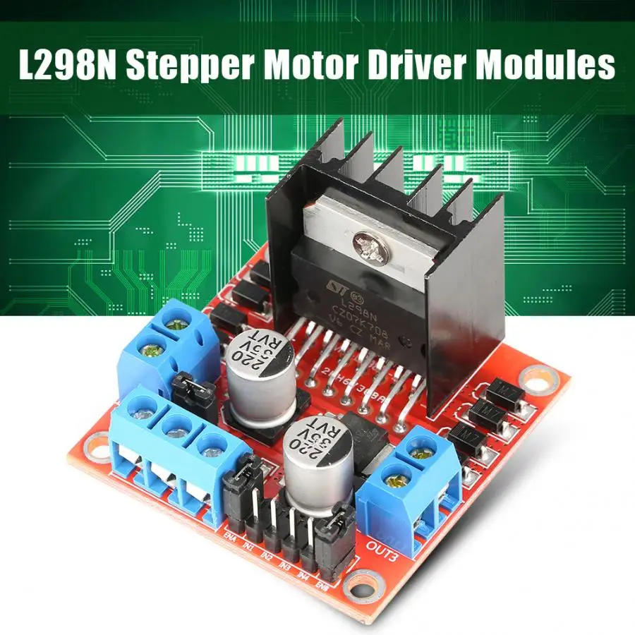 

L298N H Bridge Motor Driver Board Module for Stepper Motor Smart Car Robot DC Motor Driver Stepper Motor Driver