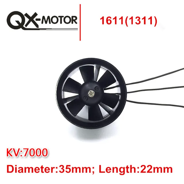 Ducted Airplane Fan with Brushless Motor QX-Motor 30mm /50mm/ 64mm / EDF Kit For FMS Freewing RC Airplane