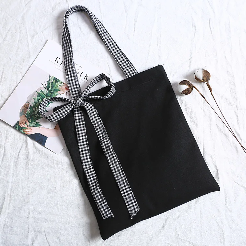 10pcs Fabric Bags Cloth Canvas Packing Bag Cotton Bow Bag Gift One ...