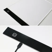 Высококачественный портативный цифровой планшет для рисования светодиодный световой короб калькирование, копирование доска для рисования письма Графический VE