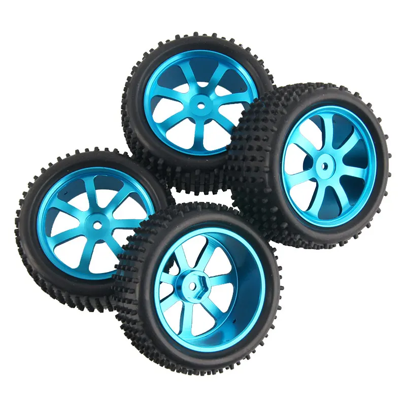 4 шт. 1:10 алюминиевый сплав беговых шины для HSP 94106/166/107