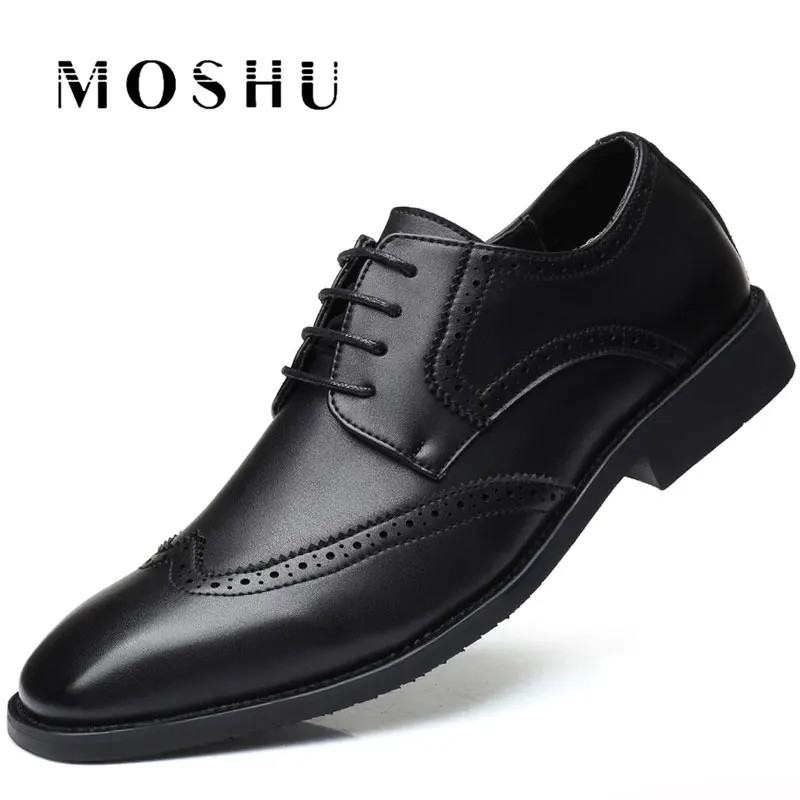 Designer Luxury Brand Oxfords Shoes Men Dress Leather Formal Business Shoes Male Big Size Breathable Wedding Pointy Shoes Designer Luxury Brand Oxfords Shoes Men Dress Leather Formal Business Shoes Male Big Size Breathable Wedding Pointy Shoes
