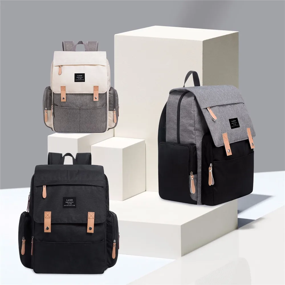 LAND Mummy Bag Mother Bag Large Capacity Twins Baby Bags Nursing Bag Waterproof Outdoor Bag Maternity Backpack for Mom Mommy Bag LAND Mummy Bag Mother Bag Large Capacity Twins Baby Bags Nursing Bag Waterproof Outdoor Bag Maternity Backpack for Mom Mommy Bag