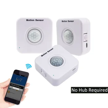 

3pcs Motion Sensor WIFI APP Control WIFI PIR Sensor Movement Motion Detector Alarm Alert Wireless Home House Security System