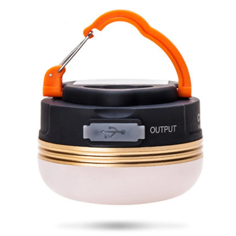 

Mini Portable Camping Lights Camping Lantern Waterproof Tents lamp Outdoor Hiking Night Hanging lamp USB Rechargeable