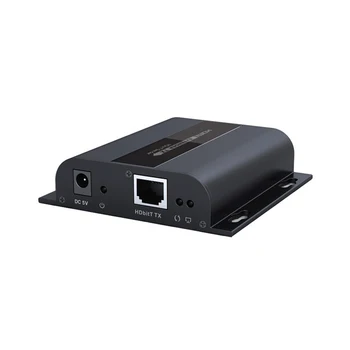 

New HDbitT HDMI Extender120 Meters Transmiter and Receiver Via Cat5e/6 Network cable With IR Full HD 1080P Free Shipping