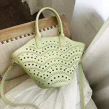 Модные Сумки из искусственной кожи женские дизайнерские сумки большой емкости Женские сумки-мессенджеры высокого качества выдалбливают Женская сумка для покупок