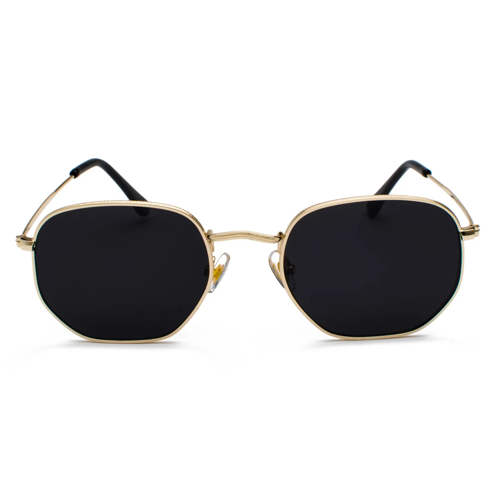 Kachawoo, винтажные золотые солнцезащитные очки, мужские квадратные металлические оправы, серебристые, коричневые, черные, маленькие солнцезащитные очки, женские, унисекс, Летний стиль