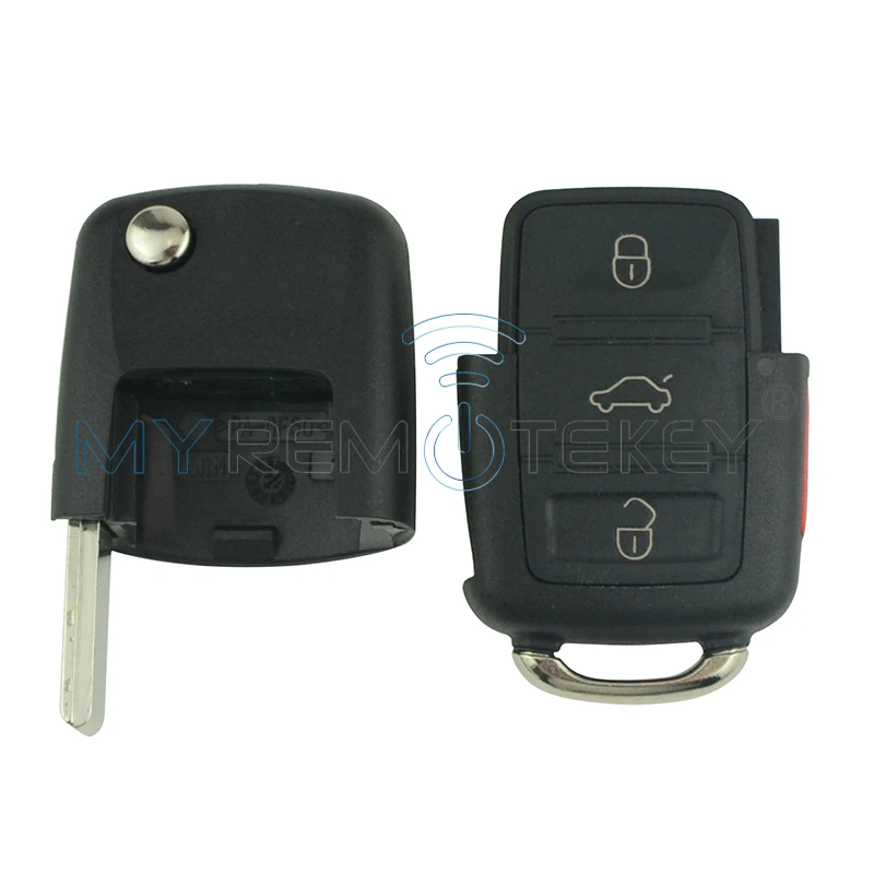 1J0 959 753T дистанционный ключ HU66 315Mhz 4 кнопки для VW Bora Jetta Golf Passat для Skoda для Seat 1999 2000 2001 Remtekey