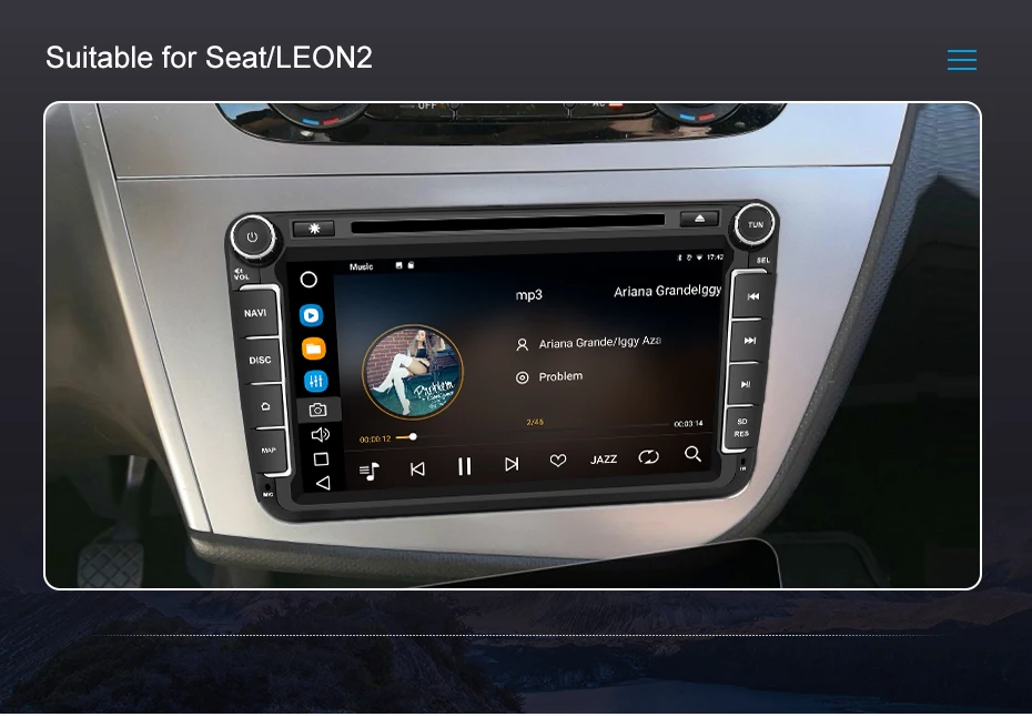 Top Isudar 1280*720 Car Multimedia Player 2 Din Android 9 For Volkswagen/Passat/POLO/GOLF/CC/Skoda/Octavia/Leon Auto DVD Radio GPS 8