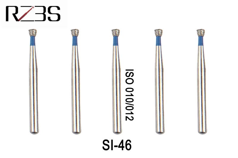12 шт. стоматологический алмазный Бур FG 1,6 мм один перевернутый конд Бур для высокоскоростной турбины воздуха SI-45, SI-46, SI-47, SI-48, SI-47C