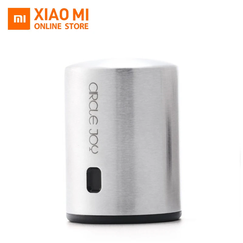 

2019 Xiaomi mijia Circle Joy Stainless Steel Red Wine Mini Plug Wine Stopper Vacuum Efficient Preservation Memory Integration