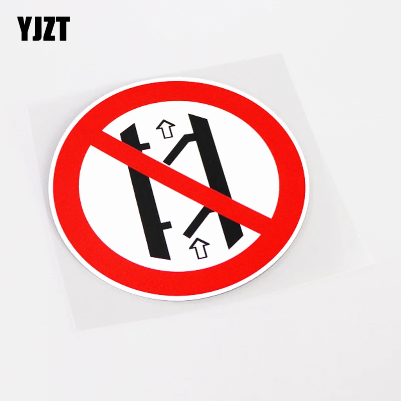 YJZT 11.7CM*11.7CM Wonderful Prohibit Graphical Car-styling Car Sticker Decal PVC 13-0704 | Автомобили и мотоциклы